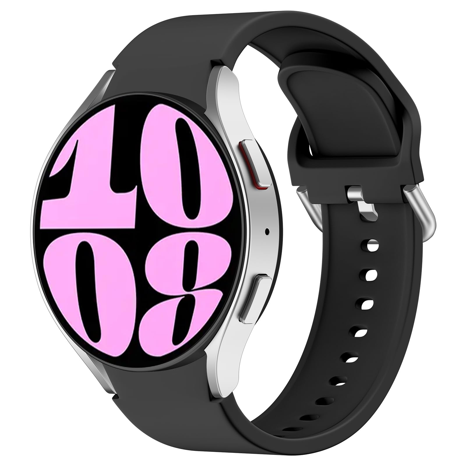 VEMIGON No Gap Strap Compatible with Samsung Galaxy Watch Bands 7 6 5 4 40mm 44mm/ Galaxy Watch 6 Classic 43mm 47mm, Watch 5 pro 45mm/ Watch 4 Classic 46mm 42mm, 20mm Soft Silicone Replacement Loop (B0D4M856DL) Amazon Price History, Amazon Price Tracker