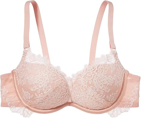 Amazon ピーチ ジョン ブラジャー 繊細レースが清楚 軽い着け心地で最大1 8カップの谷間 盛りブラ Love Peachアンティークフラワーブラ レディース ブラジャー 通販