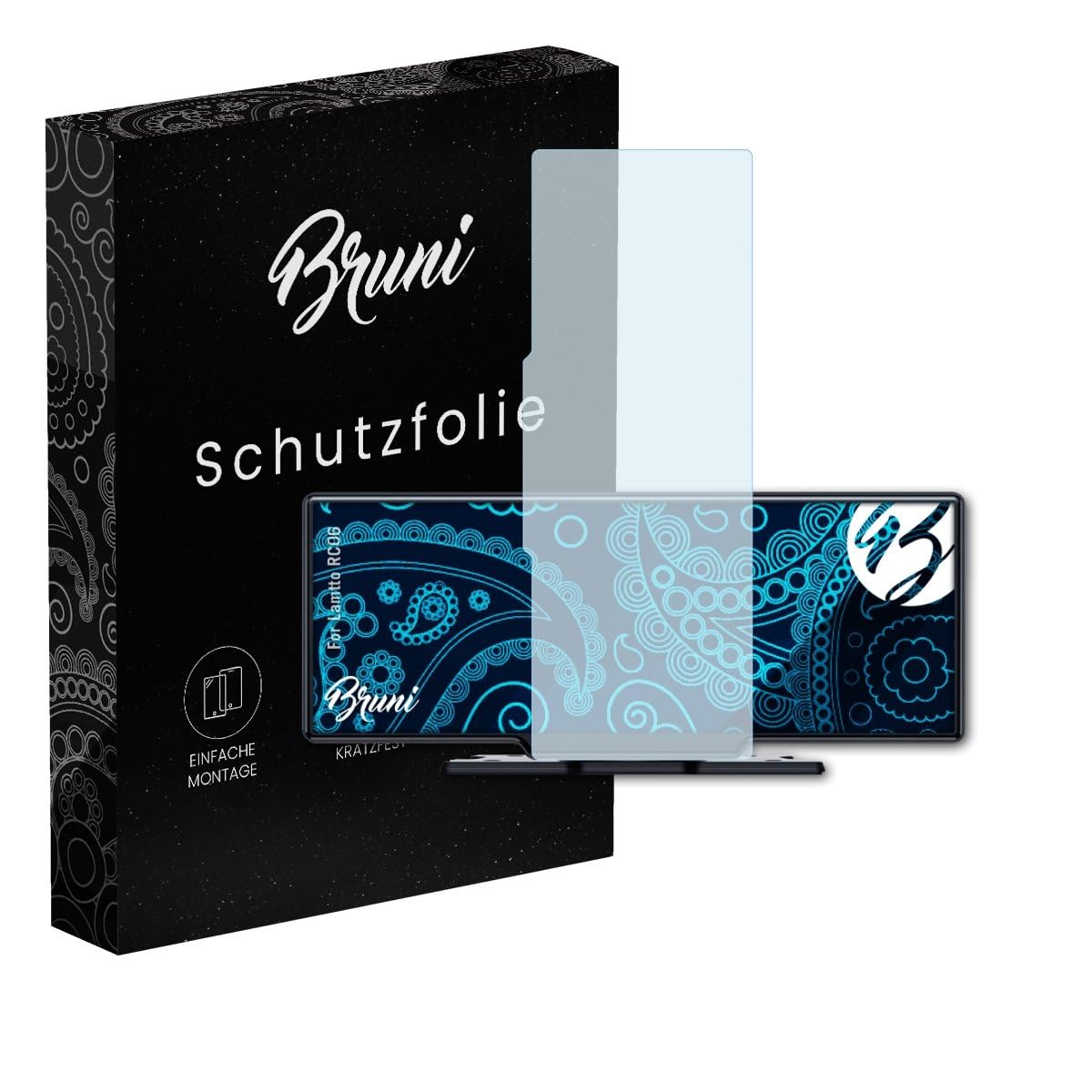 Bruni Screen Protector compatible with Lamtto RC06 Protector Film, crystal clear Protective Film (2X)