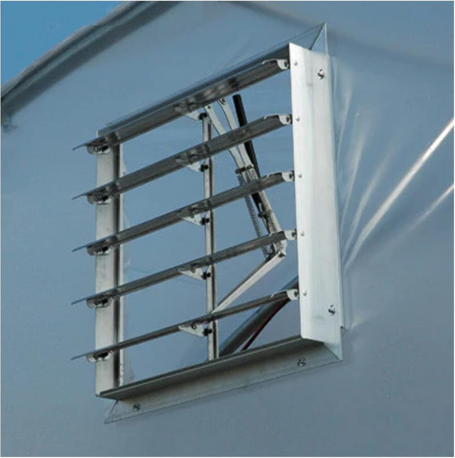 High Tunnel Greenhouse Vent 12in. Vent with Auto Opener