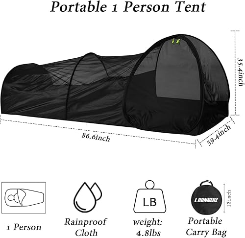 Miniatura 2 de Tienda Bivvy ultraligera para acampar, mochileros y trekking con Rainfly