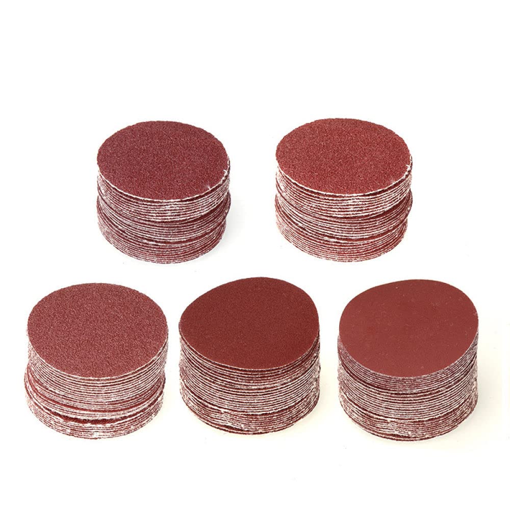 20pcs 5 pouces disque de papier abrasif rond 60/80/100/120/240 disques de papier abrasif crochet boucle papier abrasif outils abrasifs papier ponceuse, 20pcs 60Grit, h