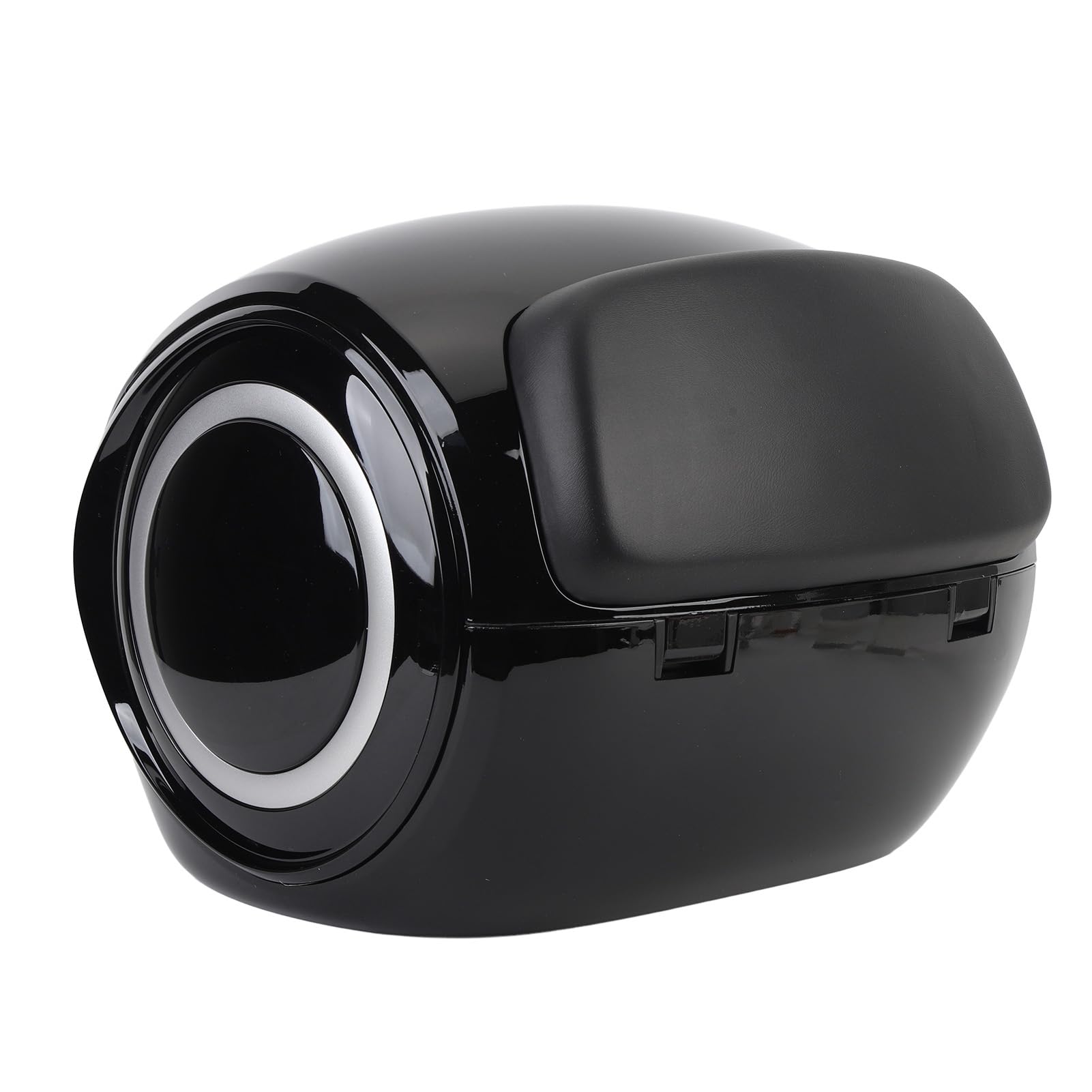 AUNMAS Baule per Casco da 32 Litri con Bauletto Posteriore in ABS per