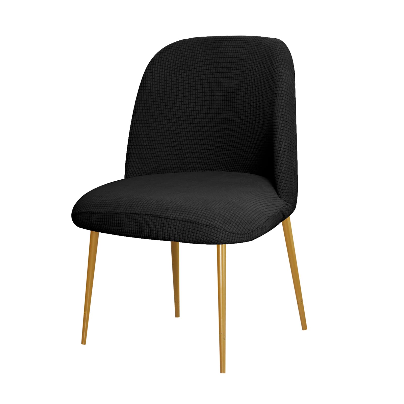 ZHUIYUAN Curved Back Chair Covers - Semi Circle Dining Room Set Of 1/2/4/6, Protector Seat Covers