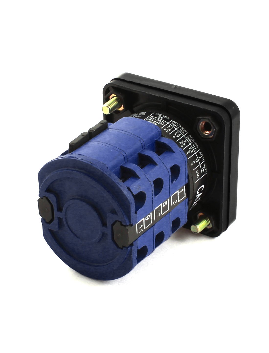 AC500V 20A Commutatore, 3 Interruttori Rotativi 5 Posizioni Selettore 7 Posizioni 12 Terminali Commutatore Di Commutazione Cam Di Tipo Bloccato - Foto 5