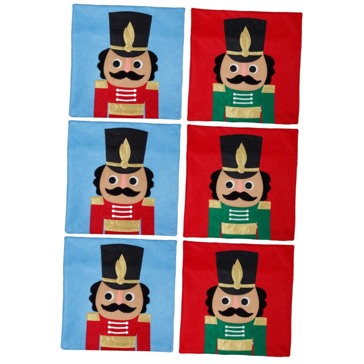MAGICLULU 3 Set Di Comode Federe Per Cuscini Quadrati Per La Casa Decorazioni Per Cuscini Per Le Feste Federe Per Cuscini Natalizi Federe Per Cuscini A Tema Natalizio 2 Pezzi*3