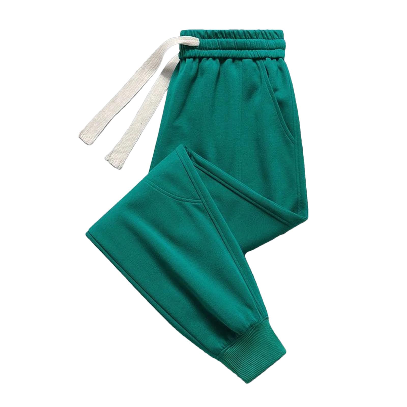 Dcvmvmn Mens Winter Warm Track Pants Casual Sports Jogger Trousers Cotton Sweatpants for Men