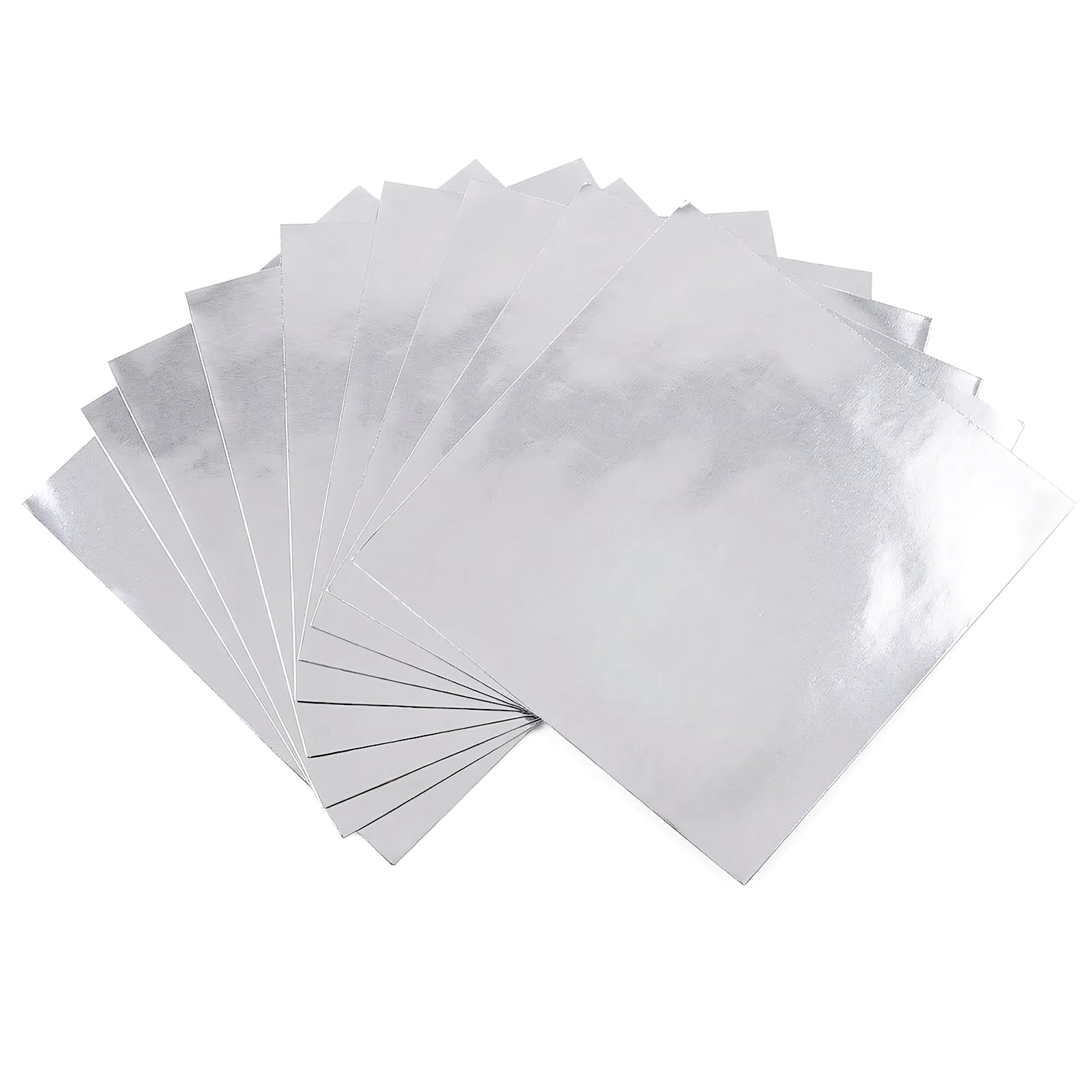Aluminiumfolien, Papier, Schokolade, Süßigkeiten, Verpackungen, Silber, 15,2 x 15,2 cm, 200 Stück