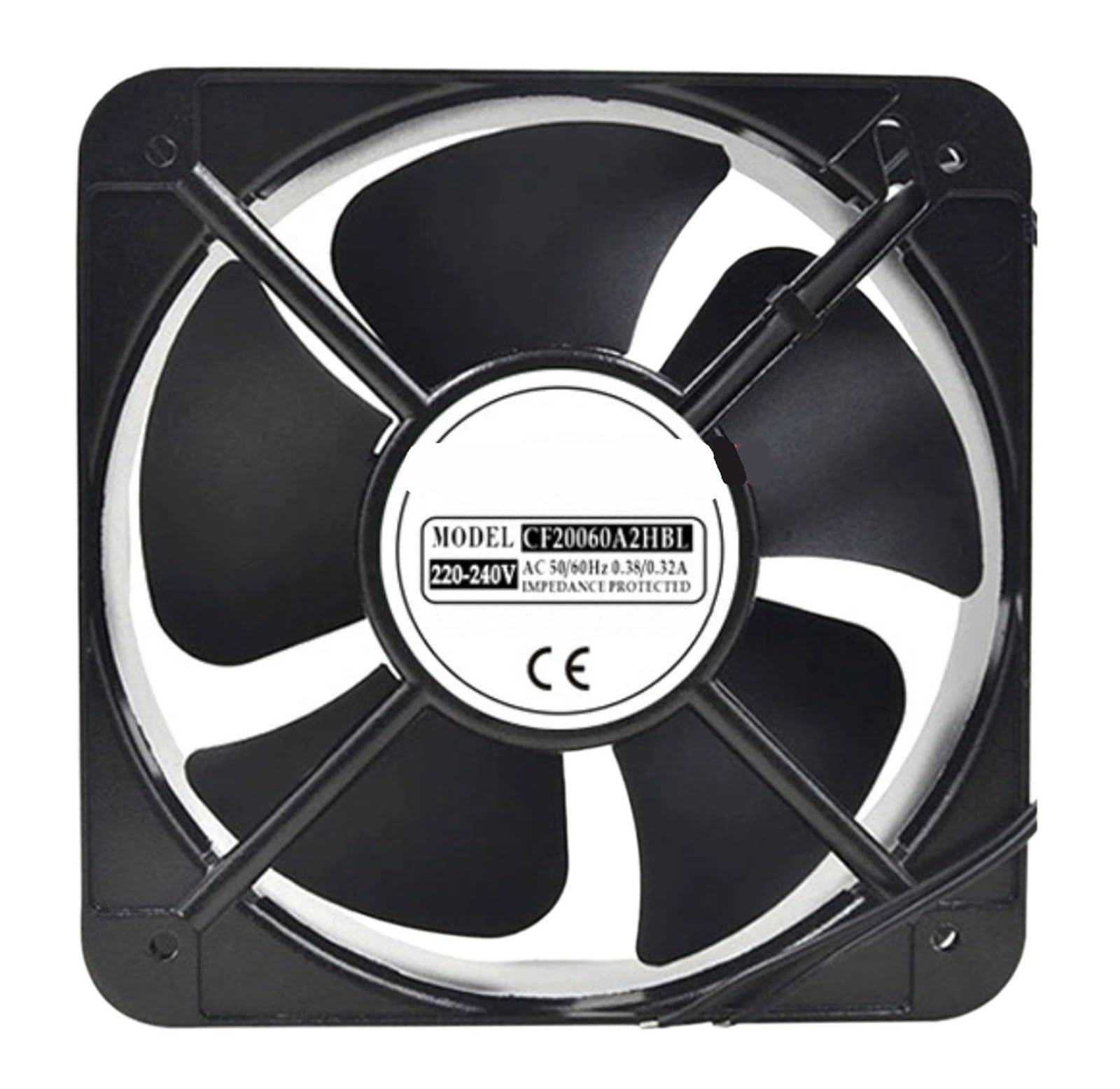 ZBWZXBDJ Fan CF20060A2HBL AC 220-240V 20060 20CM 2 Wire