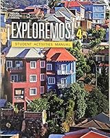 Exploremos! 4 - Student Activities Manual 1305969782 Book Cover