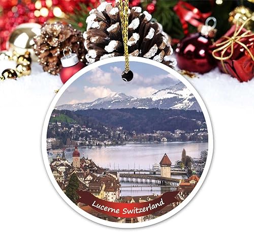 Miniatura 7 de Adornos para árboles de Navidad, Partenón en la Acrópolis, Atenas, Grecia, adorno de Navidad, paisaje, adornos decorativos para colgar, adornos de