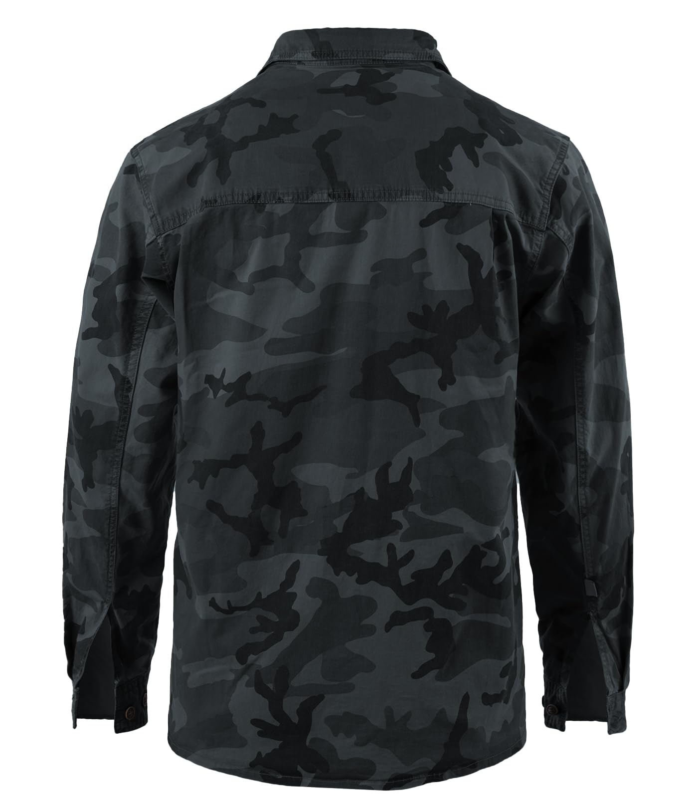 Herren Outdoor Tactical Hemd Langarm Weinlese Armee Hemd Dick Baumwolle Freizeithemd Funktionshemd Arbeitsshirt für Männer