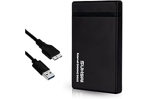 SUHSAI 1TB Portable External Hard Drive for PS4, Xbox, PS5