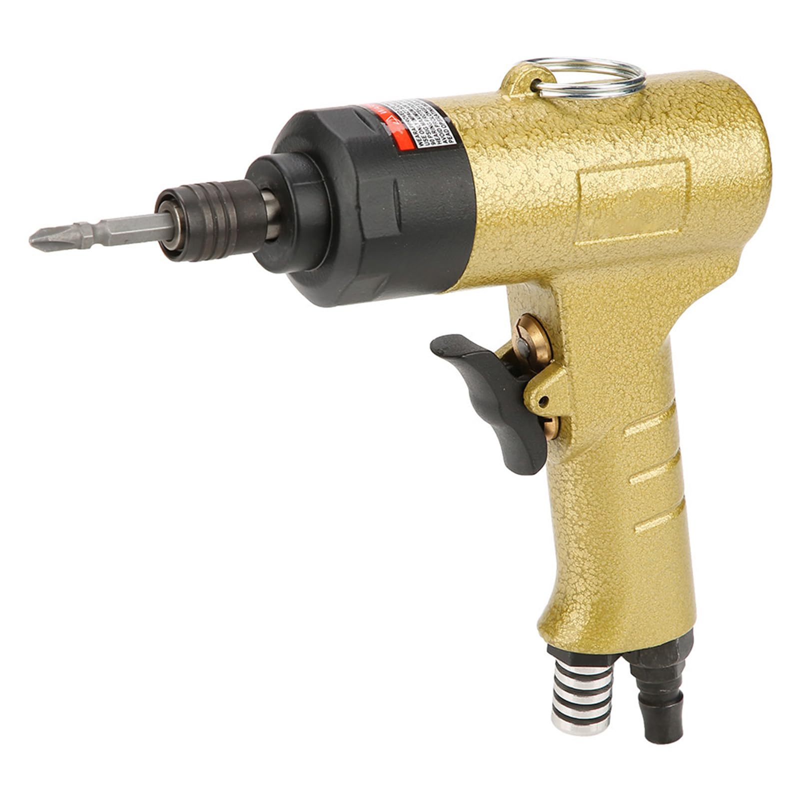 ViaGasaFamido Destornillador Neumático, Material Metálico, Herramienta Industrial de 5000 Rpm, Ideal para Fabricación de Máquinas y Reparación de Automóviles