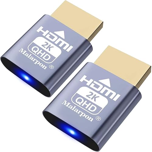 Miniatura 31 de Enchufe simulado HDMI compatible con pantalla sin cabeza emulador DDC EDID Headless Ghos con Windows Mac OSX Linux Ideal para aceleración