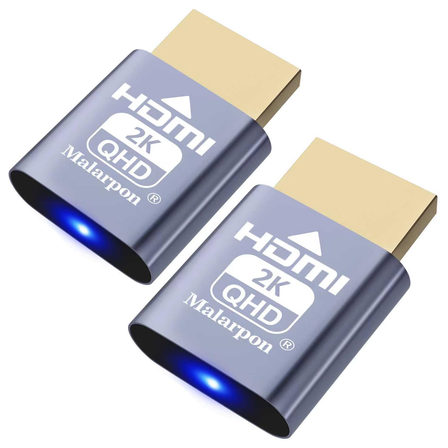 HDMI Dummy Plug fit-Headless Display Emulator DDC EDID Headless Ghos with Windows Mac OSX Linux Great for Graphics Acceleration Support 1920x1080@60Hz 2P
