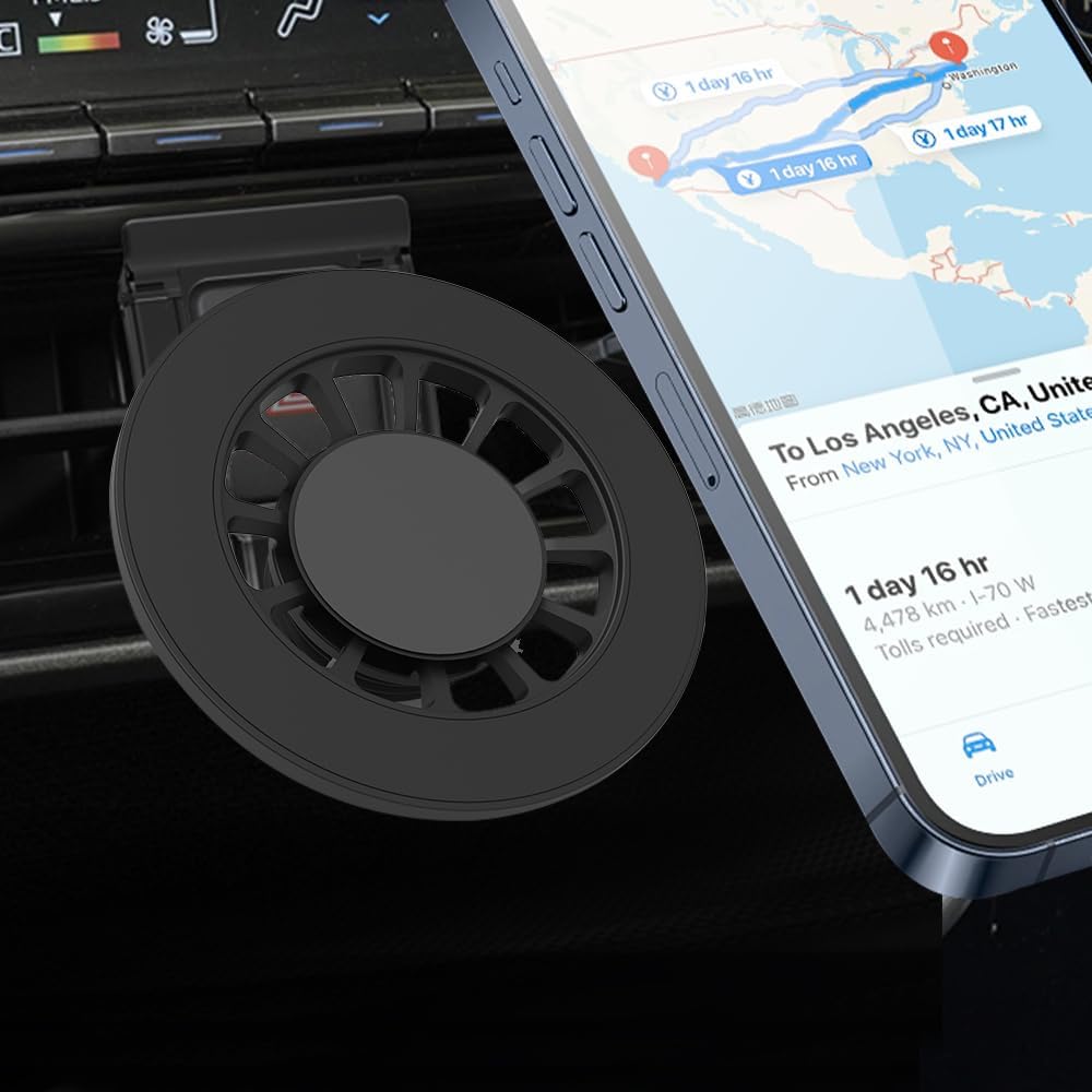 Fits MagSafe Car Mount for 2020-2025 Toyota Highlander Accessories Car Phone Holder Magnetic Compatible for iPhone 16/15/14/13/12/Mini Series MagSafe Case