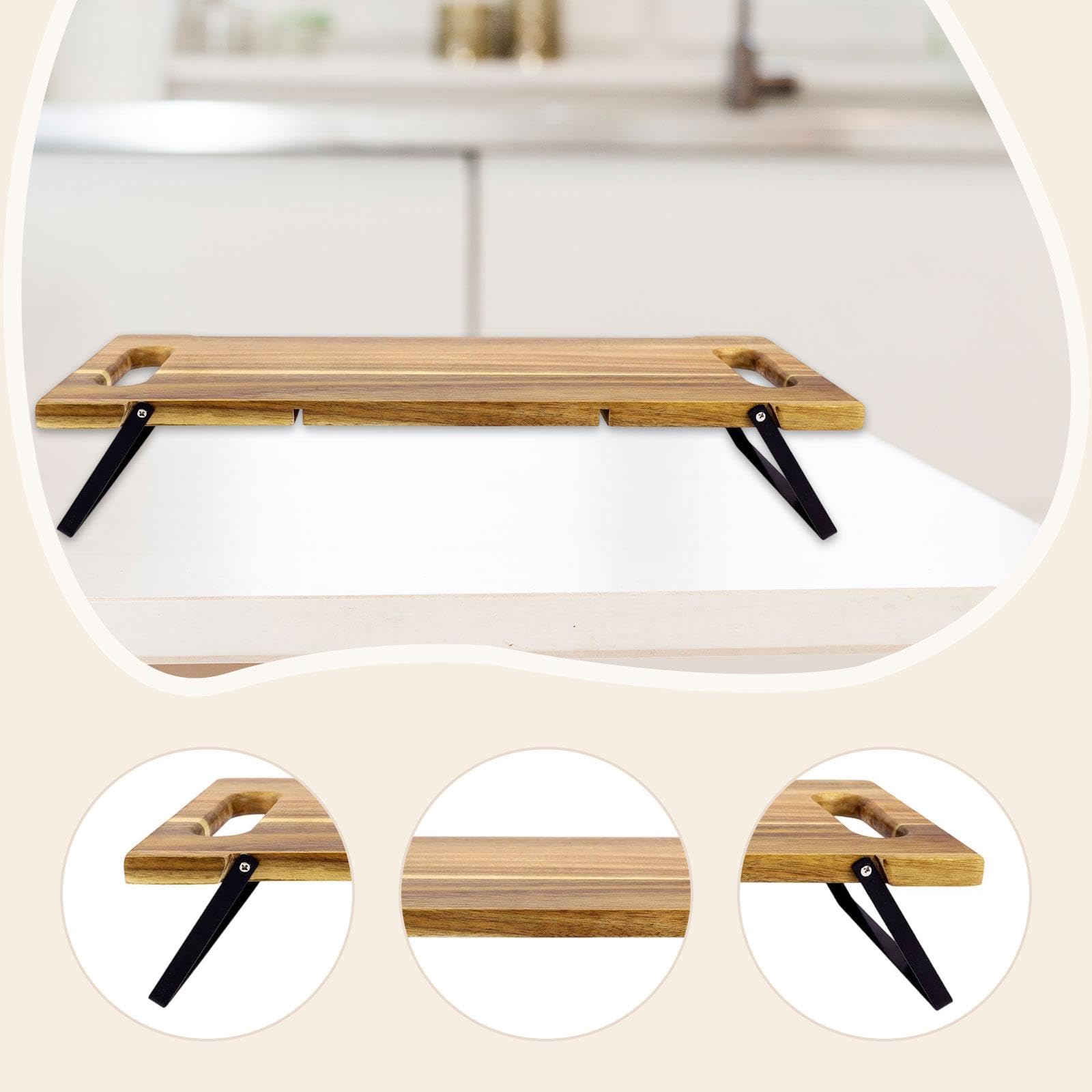 Générique Grande Planche en Bois avec Poignées, Longue Planche de Service à Fromage en Bois, Plateau Rectangulaire pour Viande et, S