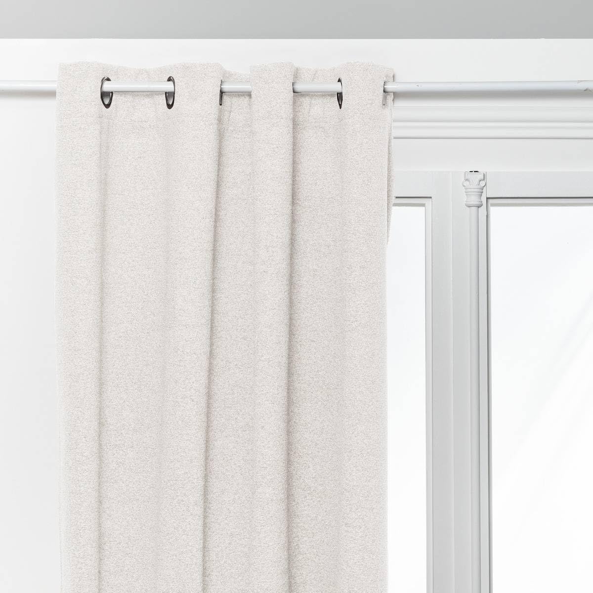 Atmosphera - Rideau Occultant et Isolant Soana - 140 x 260 cm - Tissu Effet Bouclette, Prêt à Poser - pour Chambre, Salon