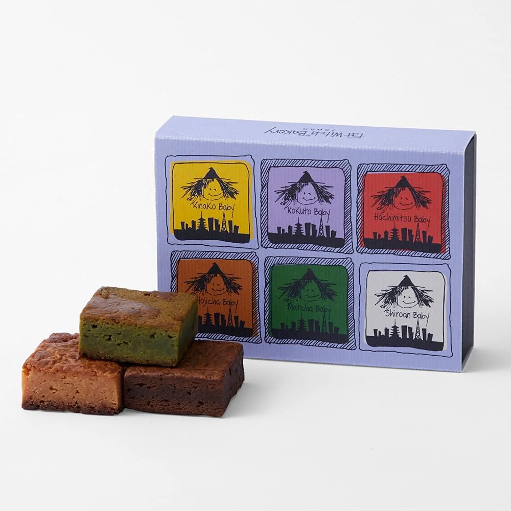 ファットウィッチベーカリー WABI.SABI ブラウニー6個入り 個包装 プチギフト 母の日 チョコレート ギフト 袋付き