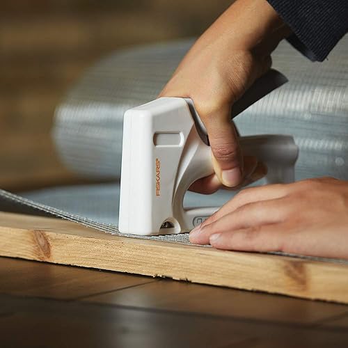 Miniatura 4 de Fiskars 132460-1001 Crafts - Pistola de grapado de precisión, color blanco y gris