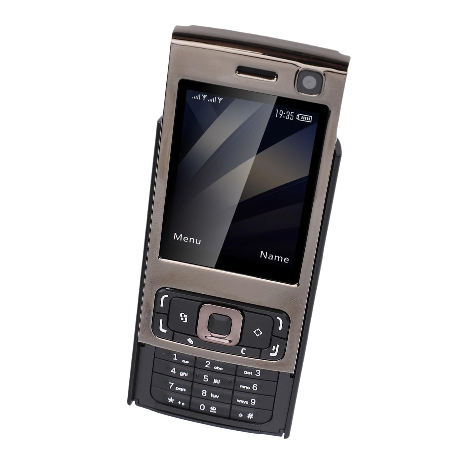 VBESTLIFE Telefono Cursore Sbloccato, Telefono Cellulare GSM 2G con Schermo 2.0 Pollici, 1000 MAh, Altoparlante Ad Alta Voce, Dual Sim, Lettore Musicale, Bluetooth, per Anziani per Bambini (BLACK)