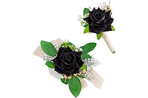Black Rose Corsage for Prom
