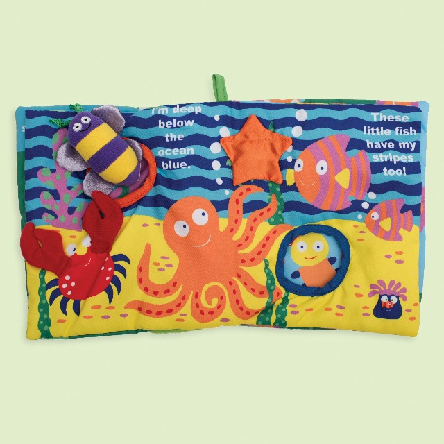 Amazon.com: Manhattan Toy Soft Activity Book with Tethered