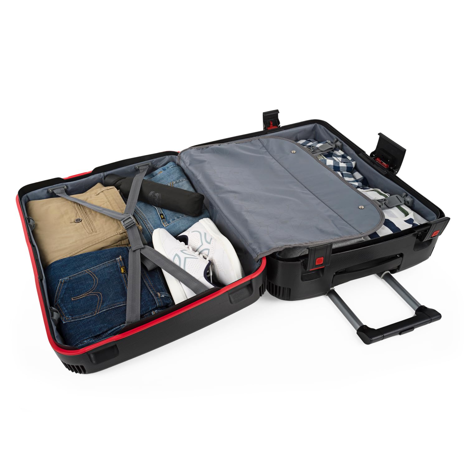 JASLEN - Set de Valises Rigides 4 roulettes - Valise Grande Taille, Valise soute Avion, Bagages pour Voyages, Lot de Valises à Roulette. Fabriquées en PP matériau résistant