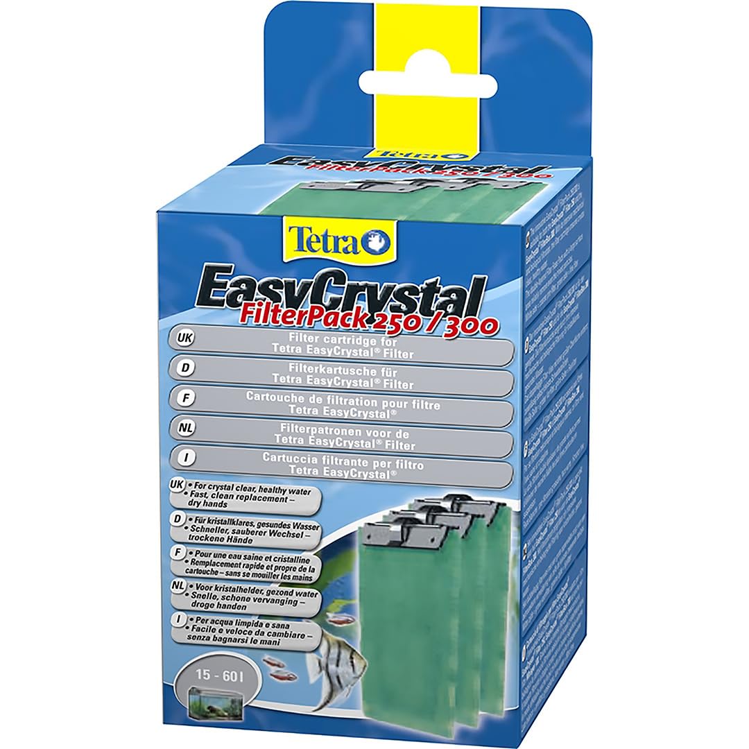 Tetra EasyCrystal Cartridge for EasyCrystal Filter 250/300, for Fast and Clean Filter Replacement,Green