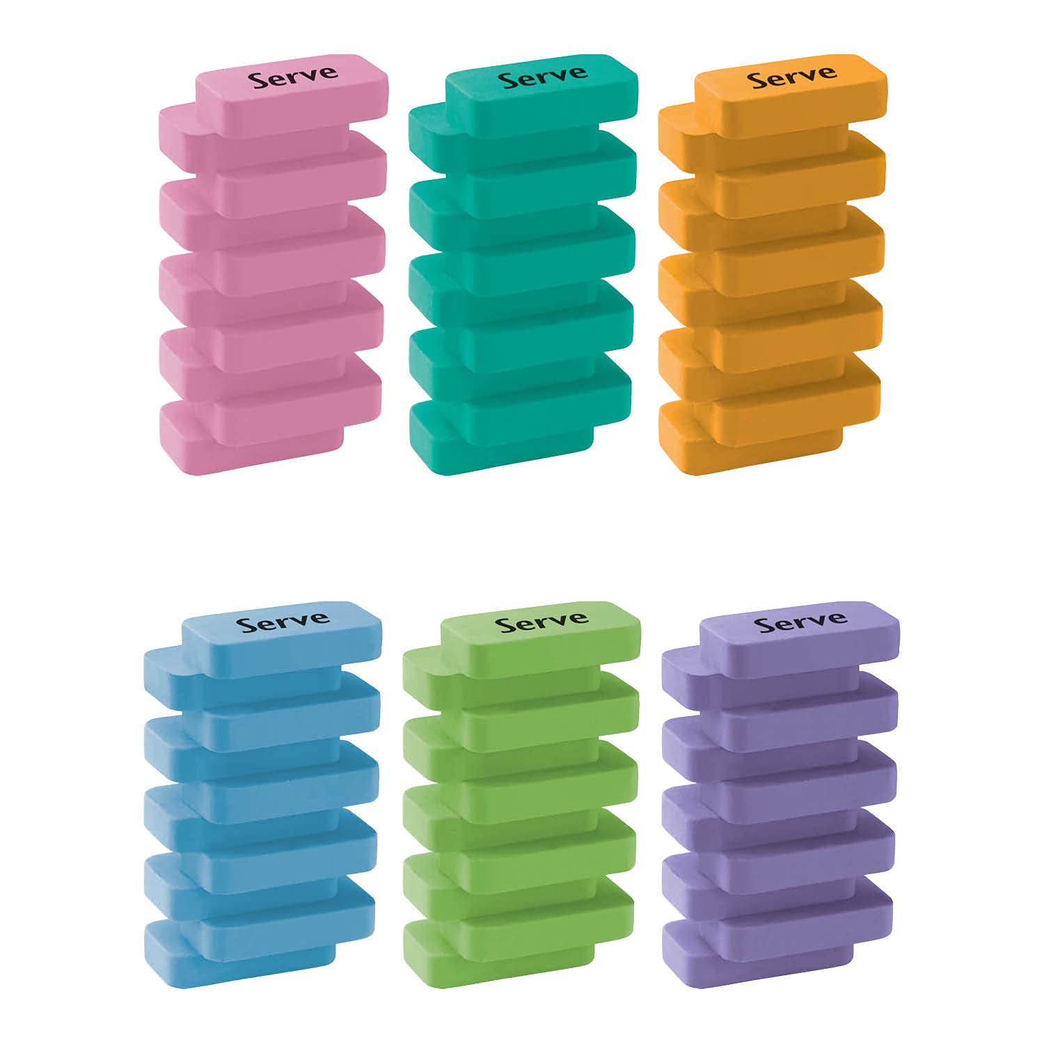 Serve Steps Silgi Pastel 6li Pet
