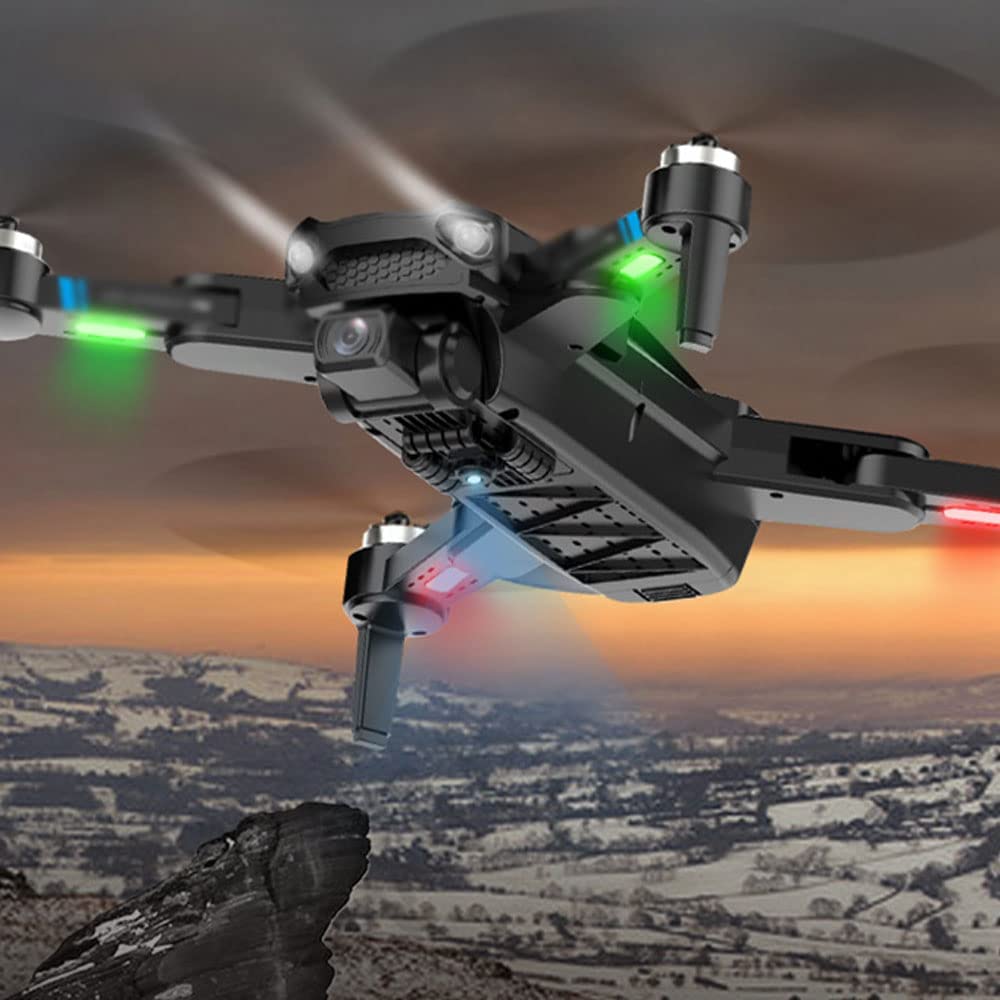 Droni GPS con Fotocamera 8K per Adulti, quadricottero FPV RC con Motore brushless per Principianti, Distanza Massima del Telecomando di 3000 Metri, Trasmissione WiFi 5 GHz