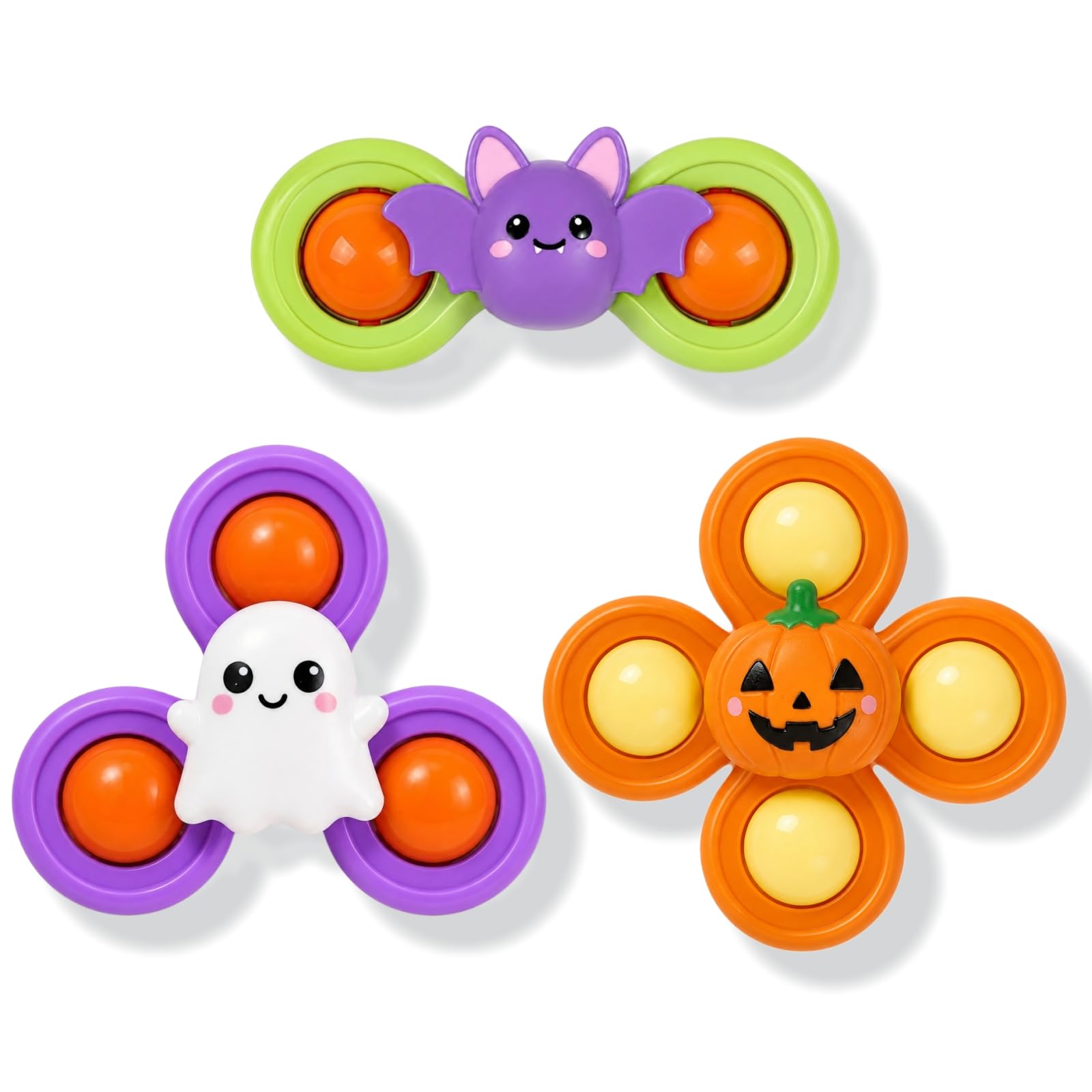 Halloween Suction Cup Spinner Bath Toys