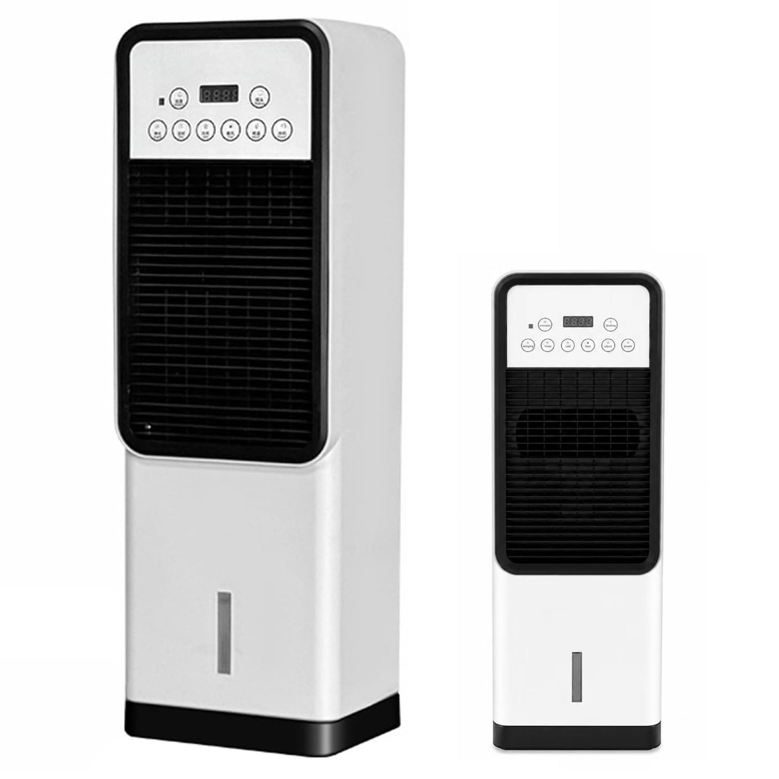 unità di Condizionamento Dellaria 12000, Doppio Raffreddamento/Riscaldamento, Ventilatore Mobile con Telecomando, Adatto per Camera da Letto, Soggiorno, Piccolo Ufficio, Uso Quotidiano