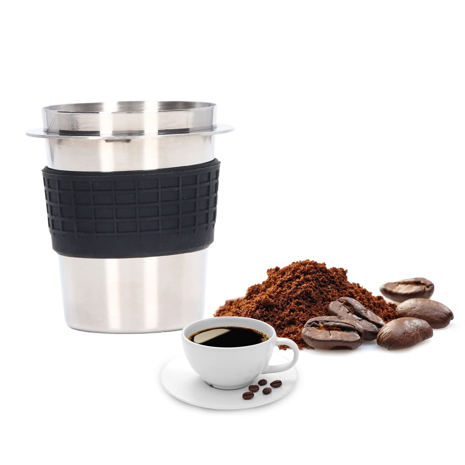 51/53/58Mm Tazza di Dosaggio Dosaggio In Acciaio Inox Parte Alimentatore Polvere per Macchina Espresso Accessori Caffè per la Casa