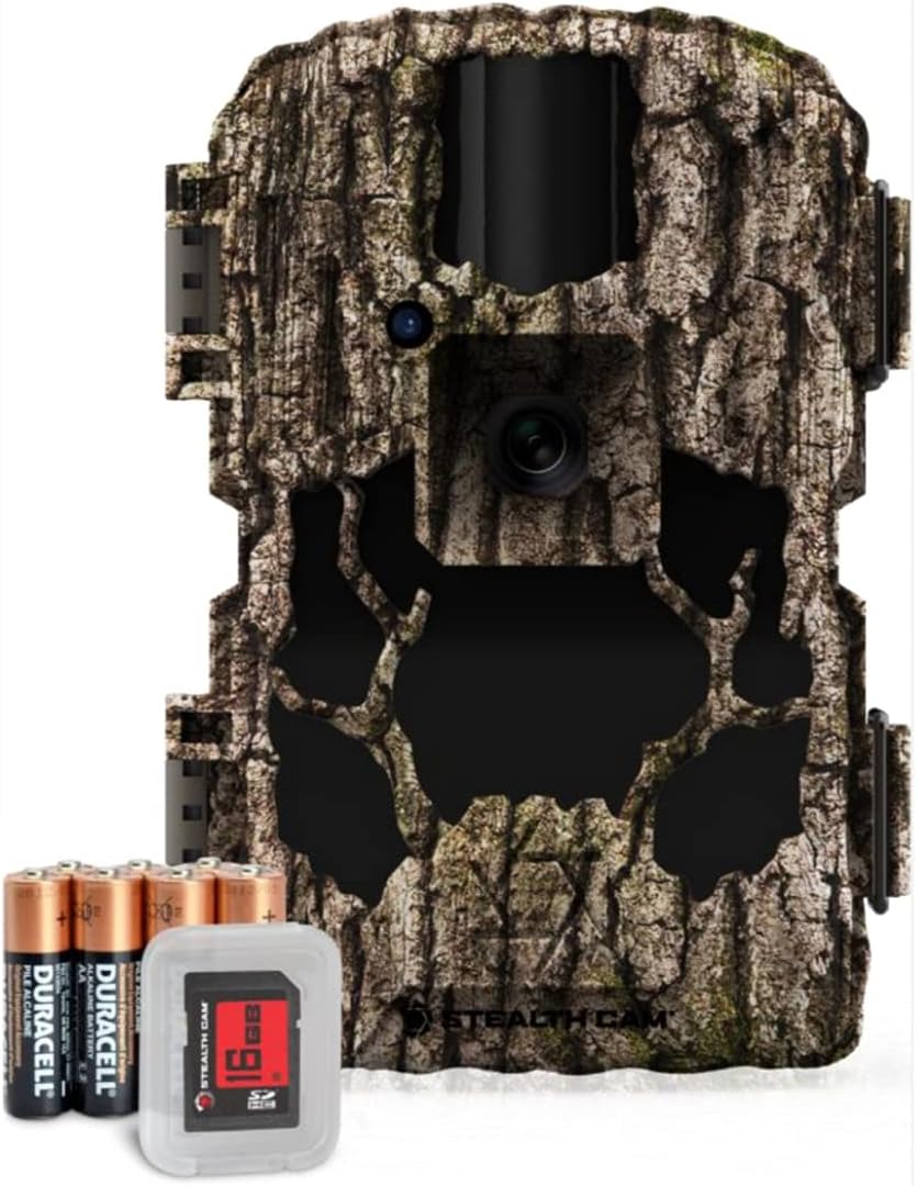 Stealth Cam Prevue 26 Hunting 26 MP & 720P Video Trail Camera with 2.4" Color TFT Screen, 80ft Detection & IR Range - Combo Available