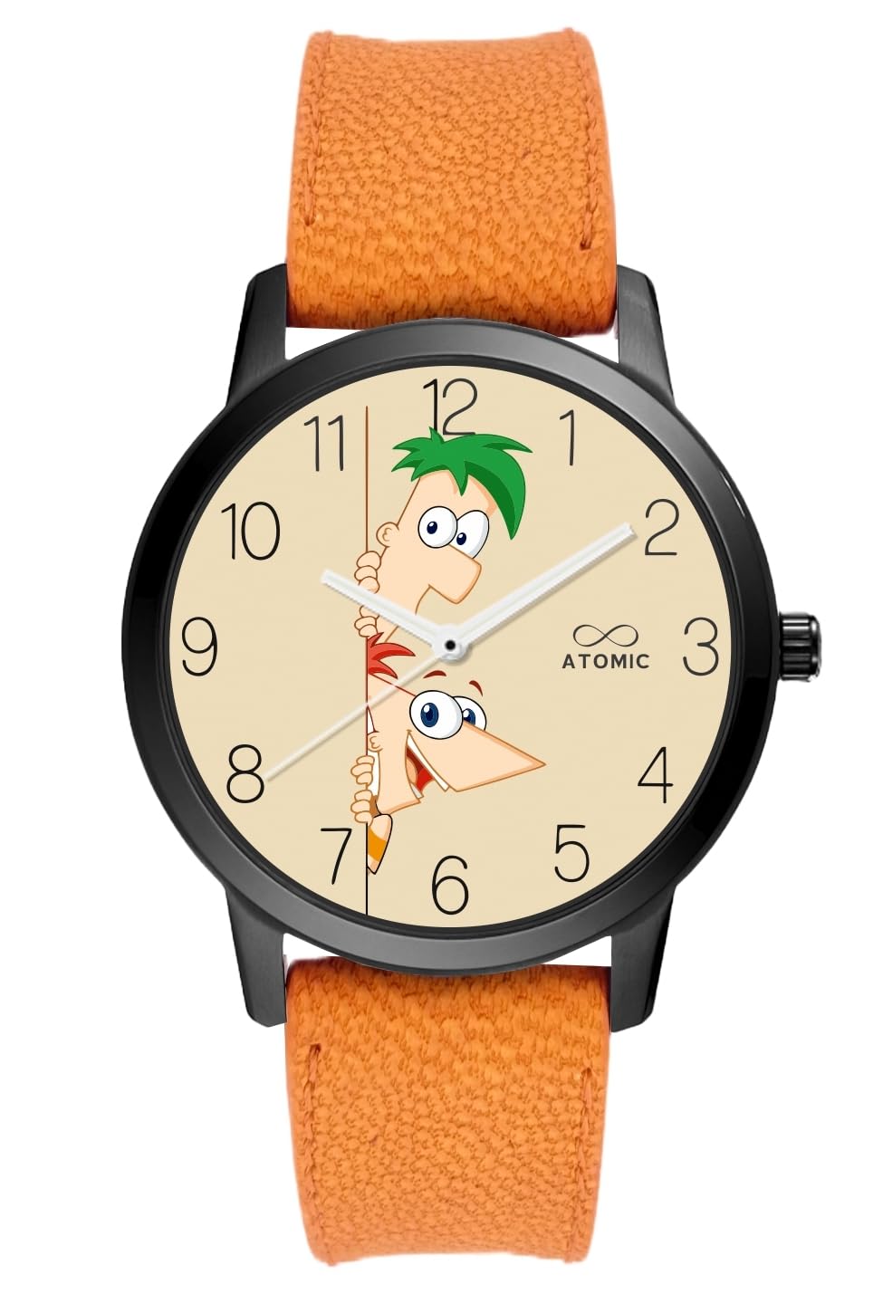 Atomic Phineas and Ferb (Kids Series) Analog Watch - for Boys & Girls | with Trending Orange Strap & Design (B0CCNC95XK) Amazon Price History, Amazon Price Tracker