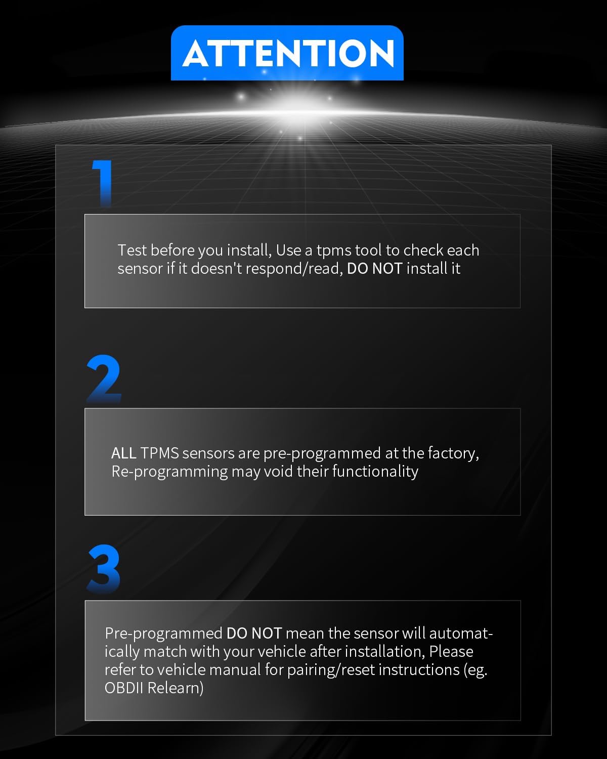 433MHz Pre-Programed TPMS Sensor Fit for:-Chevy 2021-2024 Tahoe Silverado Suburban Traverse, for:-GMC Sierra 1500 Yukon XL, for:-Cadillac Escalade CT5, OE# 13533166 (4 Pack)