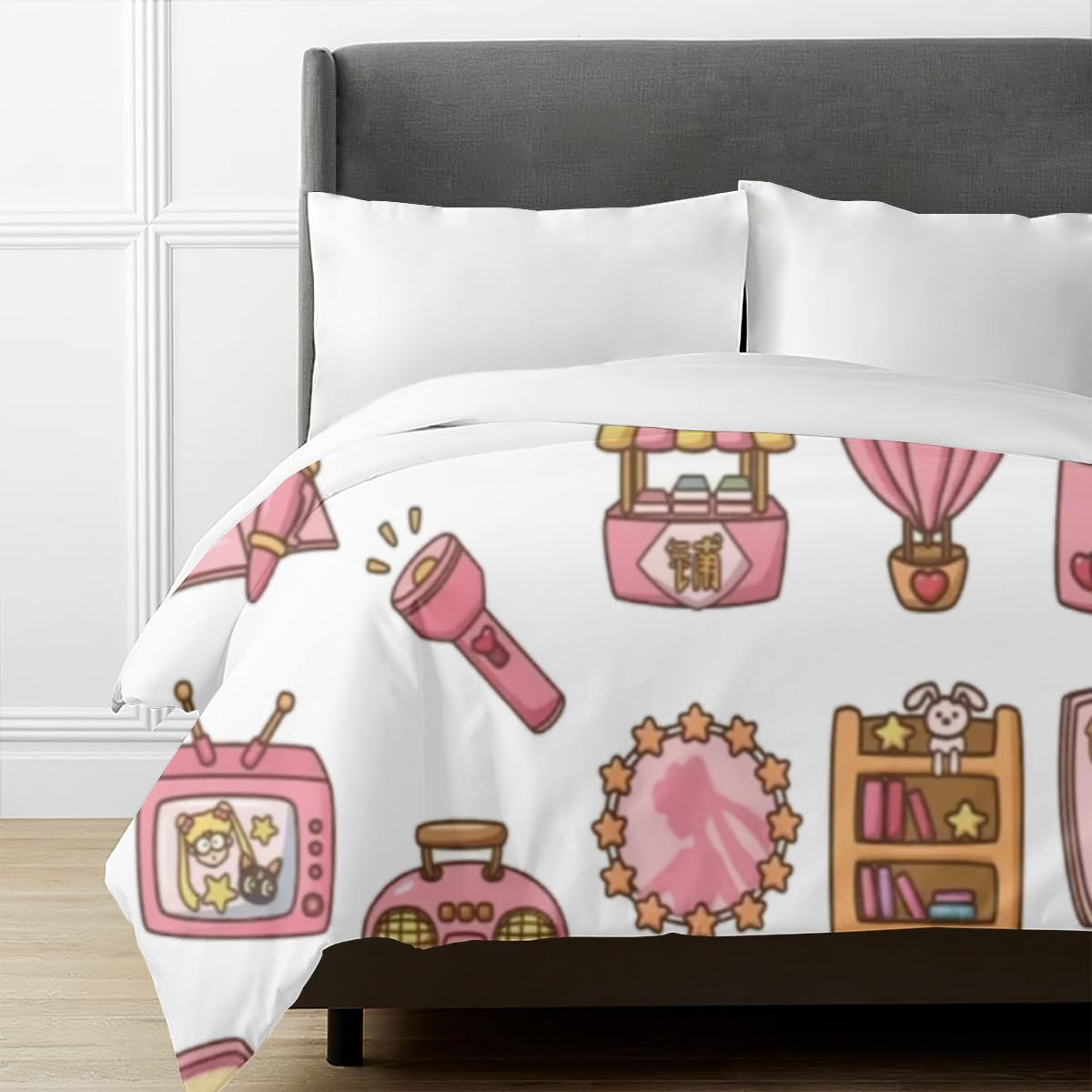 Amazon｜美少女戦士セーラームーン 布団カバー 3点セット 掛け布団