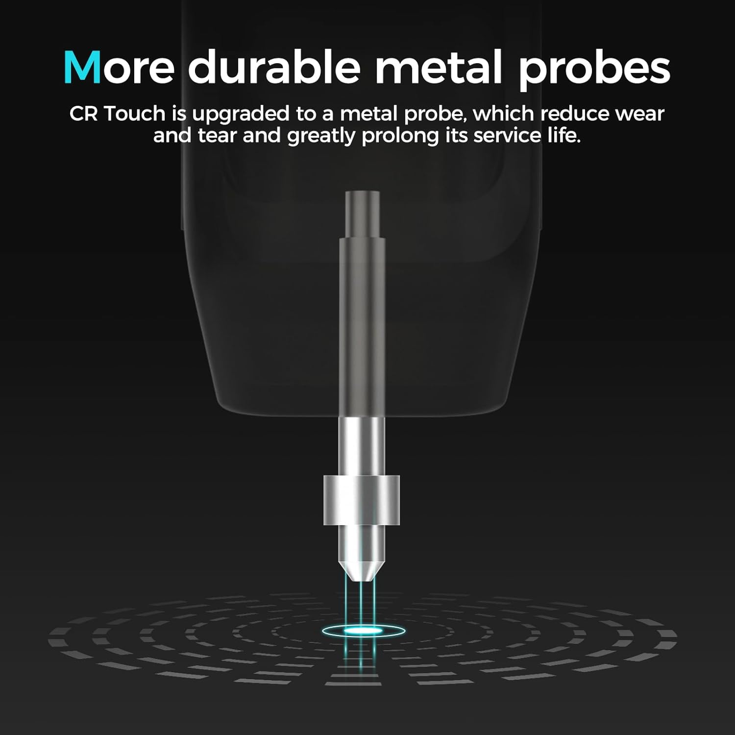 Creality Official CR Touch Auto Leveling Sensor 3D Printer Accessories for Ender 3 V2 Neo, Ender 3 S1 Pro, CR 10 Smart Pro, Achieve First Layers (Mounting Bracket NOT Included)