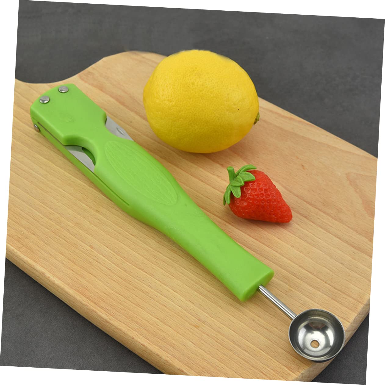 OUNONA 3piezas Cuchara De Melón Profesional De Acero Inoxidable Cortadora De Sandía y Helado Herramienta Multiusos Para Cocinas Para Fiestas y Reuniones