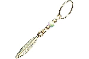 ALOME Gold Belly Button Ring: Shimmering Navel Jewel for Summer Style