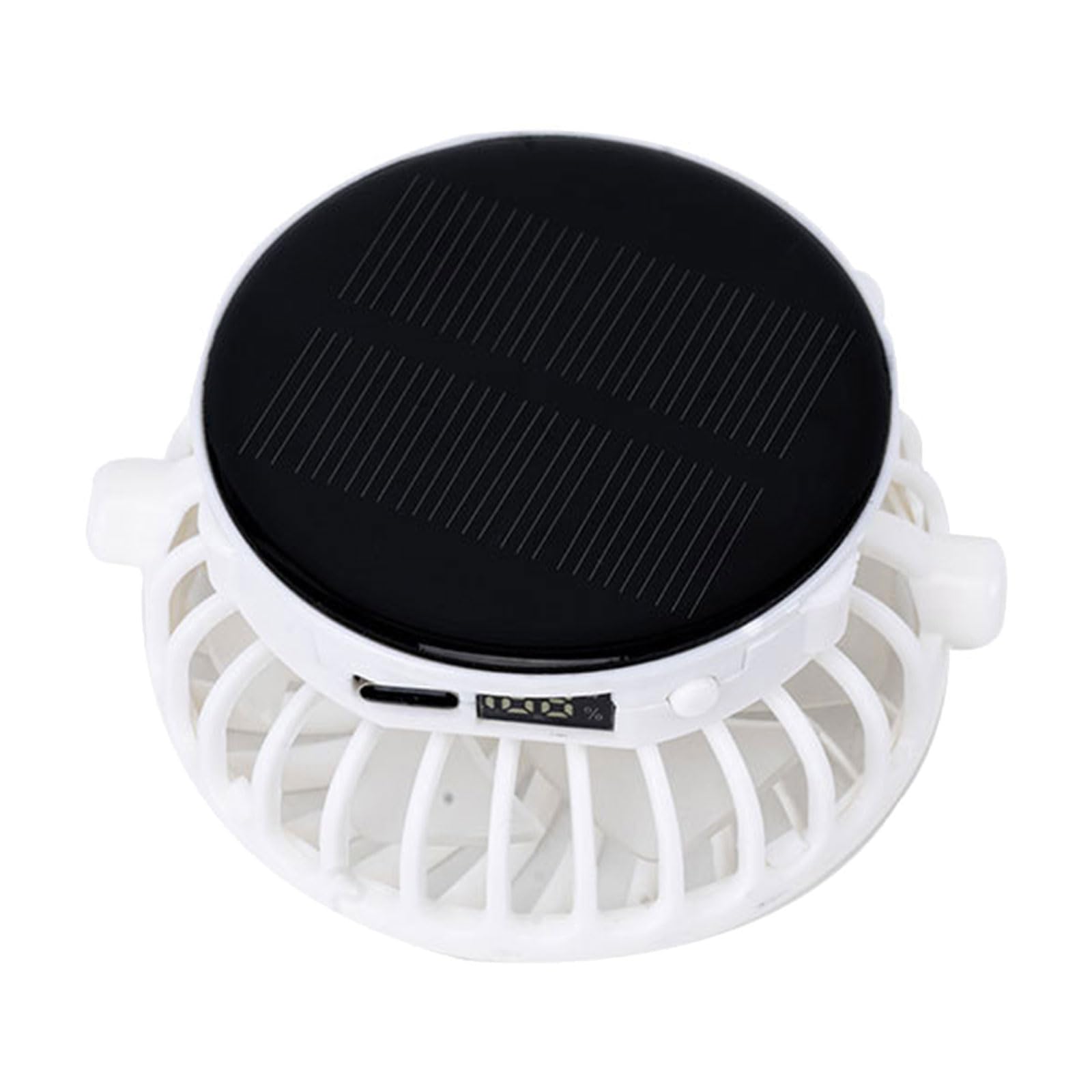 HZBB USB Rechargeable Fan 1000mAh Battery Fan Portable USB Texture for Hat Mounted Outdoor Activity Travel Quiet Cooling