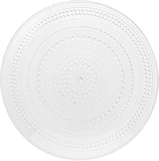 Fortessa Jupiter Hobnail Glass 8" Salad Plates Set of 4 - Clear Vintage Design, Durable & Dishwasher Safe