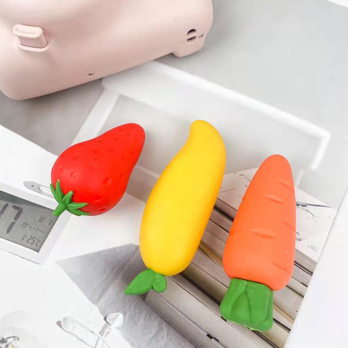 Abaodam 4 Set Gomma Marcatore Toppers Mini Cancellare A Secco Asse Cancelleria Scolastica Caucciu Eraser Cancelline Comode Gomme Da Matita Gomme Da Matita Multifunzione Tpe 3 Pezzi * 4