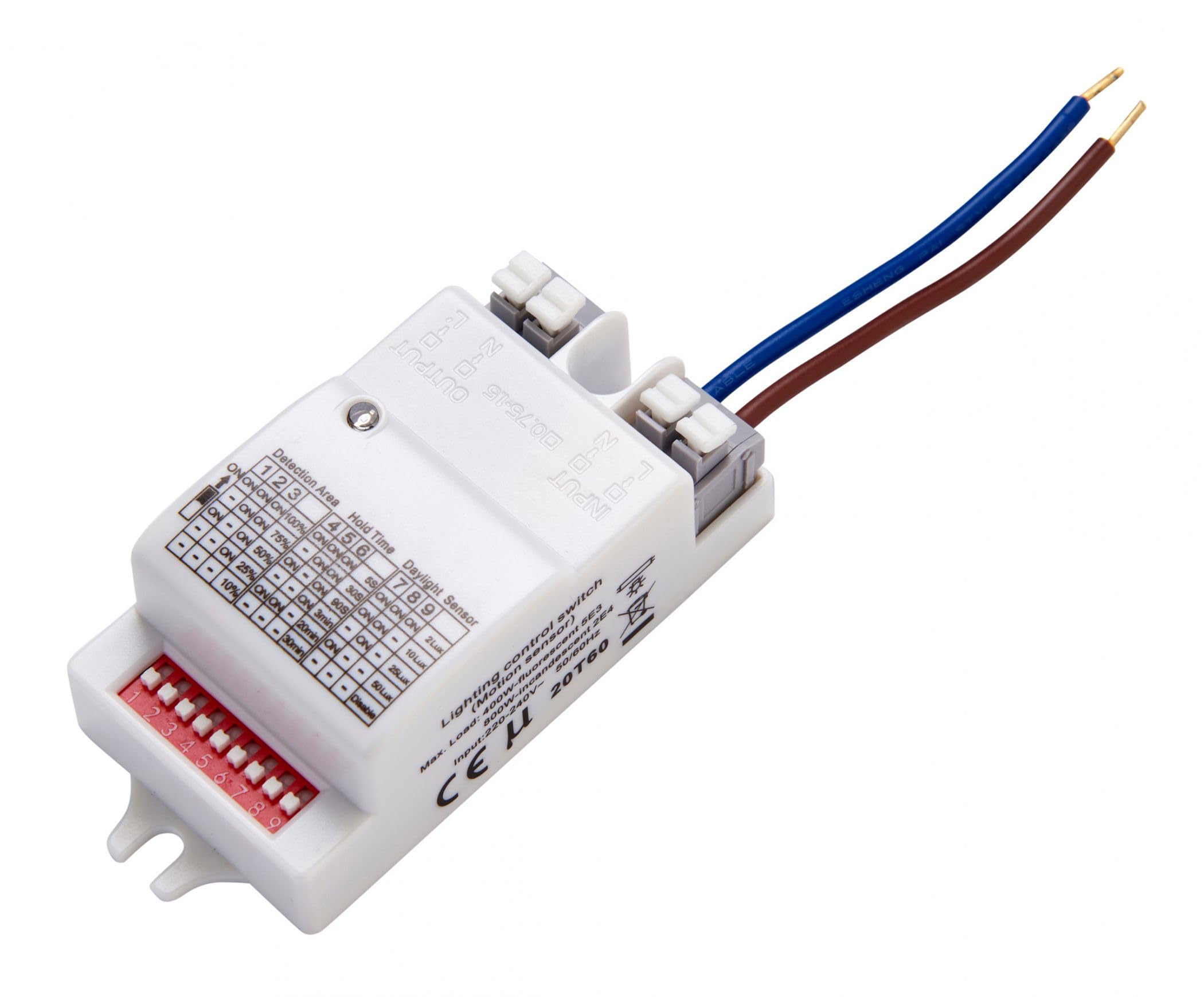Emergency Lighting White Microwave Sensor For HeroPRO CCT LED Bulkheads Saxby