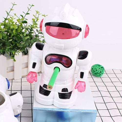 Miniatura 9 de Tofficu Sacapuntas de robot sacapuntas manual bonito sacapuntas de manivela para estudiantes suministros de papelería para niños color rojo