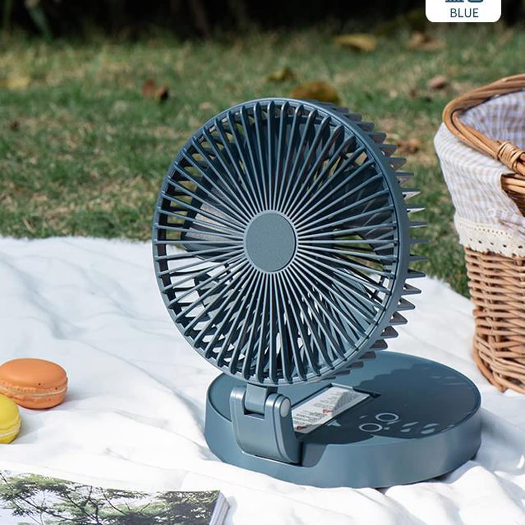 Mini ventilatore USB Piccolo Ventilatore Portatile Pieghevole Muto Tavolo da Ufficio Piccolo Ventilatore Pieghevole Dormitorio Studente Mini Ventilatore Modello di Ricarica Ventola di raffreddame