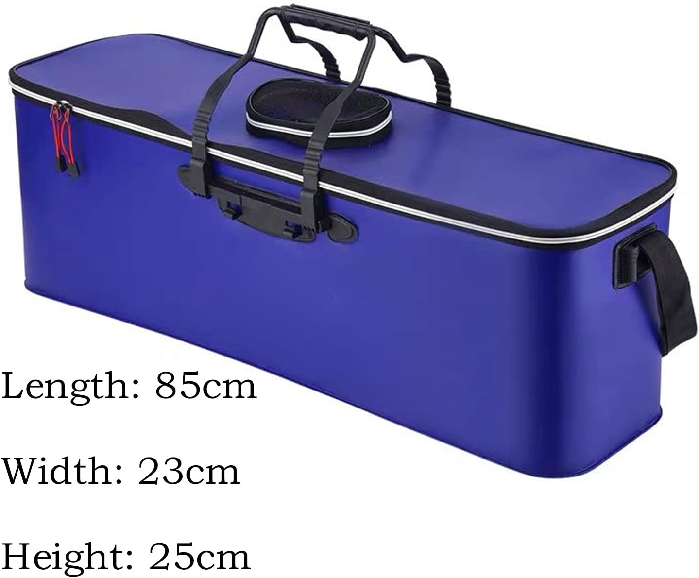 屋外釣りバケツ 折りたたみ式でポータブルなネット 活魚バケツ EVA ロープ付き 水バケツ 釣りバケツ釣り餌バケツ 釣りギヤ収納荷物台形のエヴァの魚のバケツを長くしたイエルのバケツ釣りバケツバッグ ポータブルフィッシュバケッ