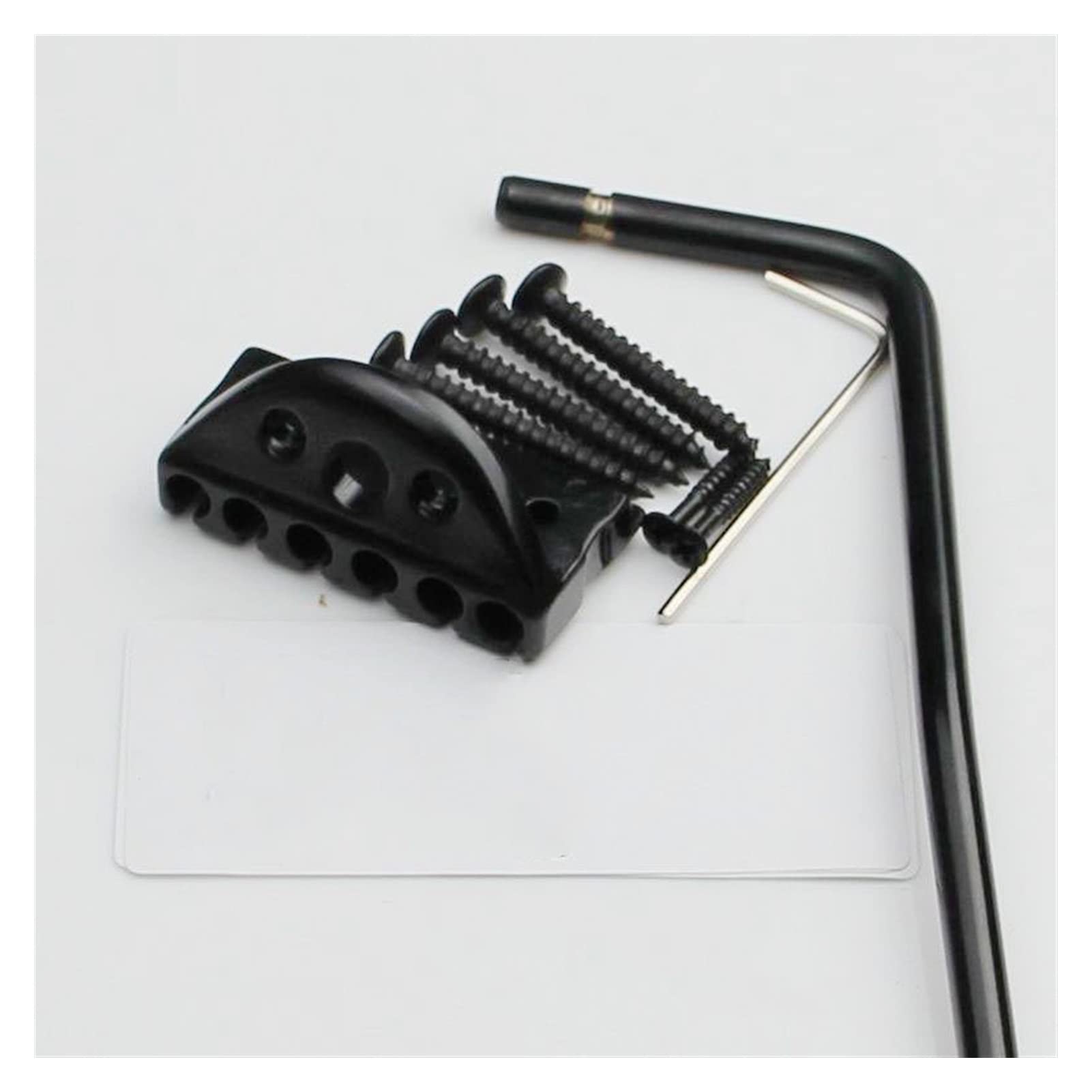 Parti di ricambio chitarra 6 String Roller Sella Tremolo Bridge Bridge Coda Per La Sostituzione Della Chitarra Senza Testa